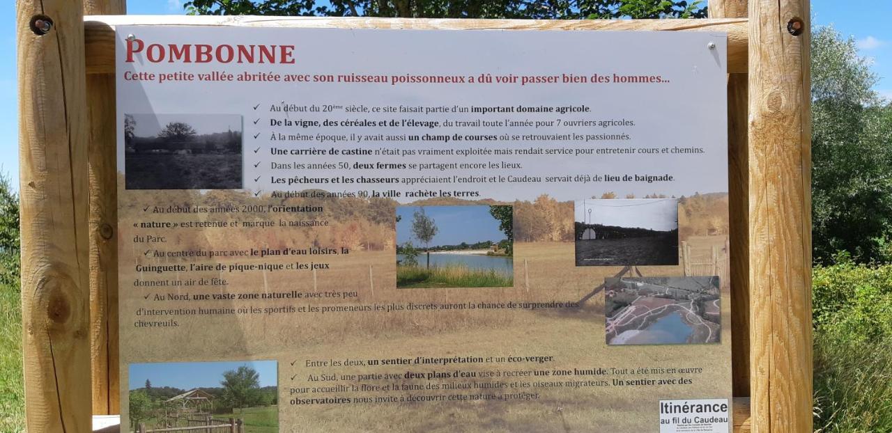 Charmant Logement Avec Piscine Bergerac Extérieur photo